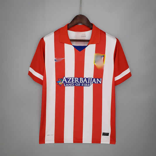 Camiseta Retro Atlético de Madrid Local 13-14 delante