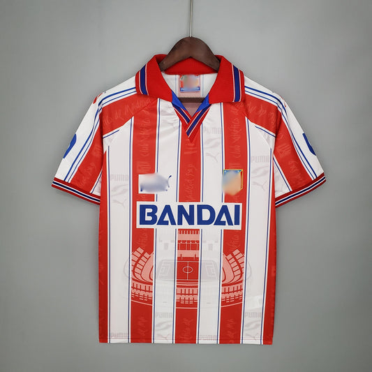 Camiseta Retro Atlético de Madrid Local 96-97 delante