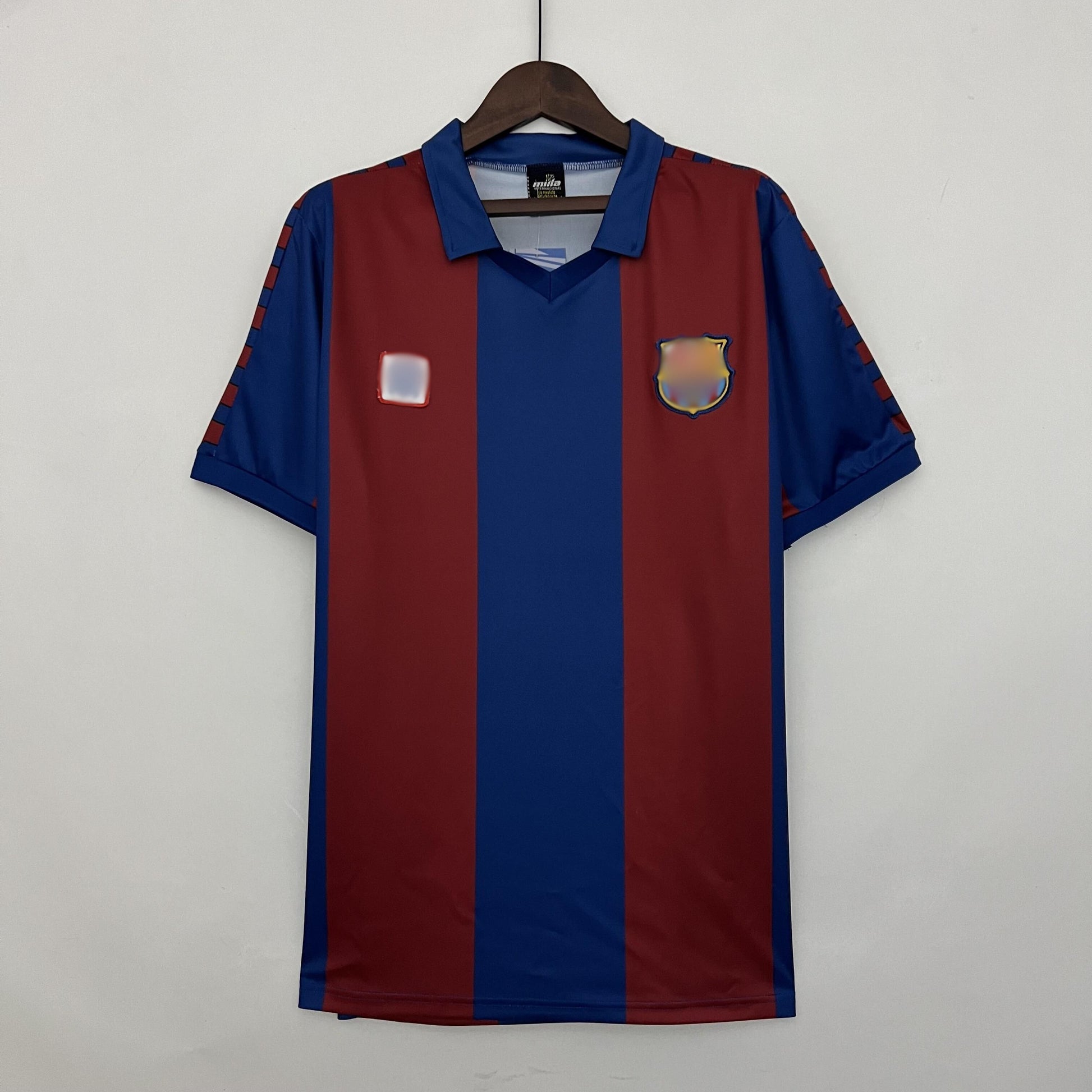 Camiseta Retro Barcelona Local 80-82 dealnte