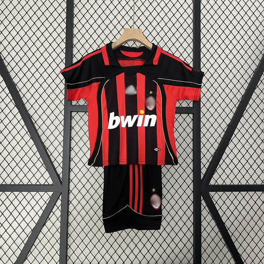 Kit Retro Niño Milan Local 06-07