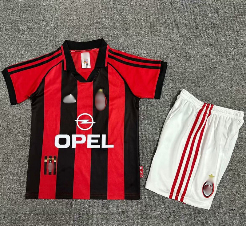 Kit Retro Niño Milan Local 1998