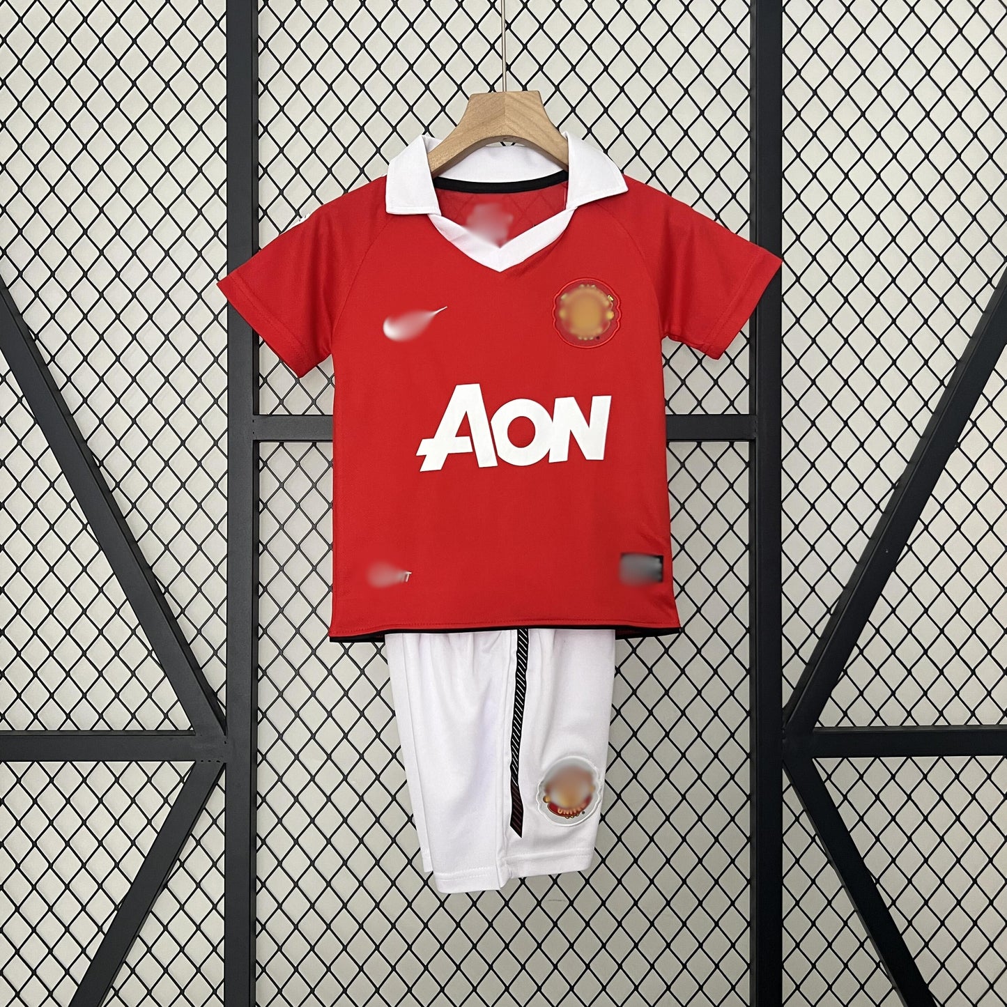 Kit Retro Niño Manchester United Local 10-11