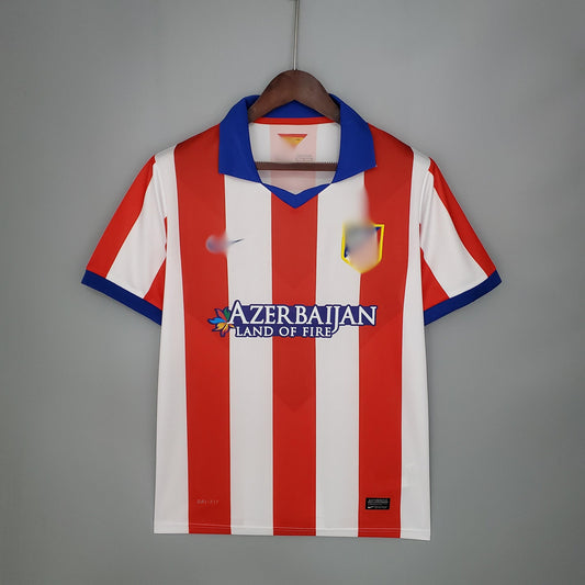 Camiseta Retro Atlético de Madrid Local 14-15 delante