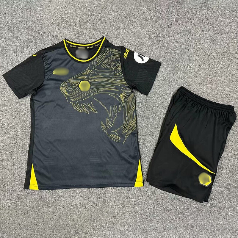 Kit Niño/Adulto Wolves Visitante 24-25