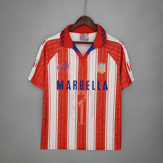 Camiseta Retro Atlético de Madrid Local 95-96 delante