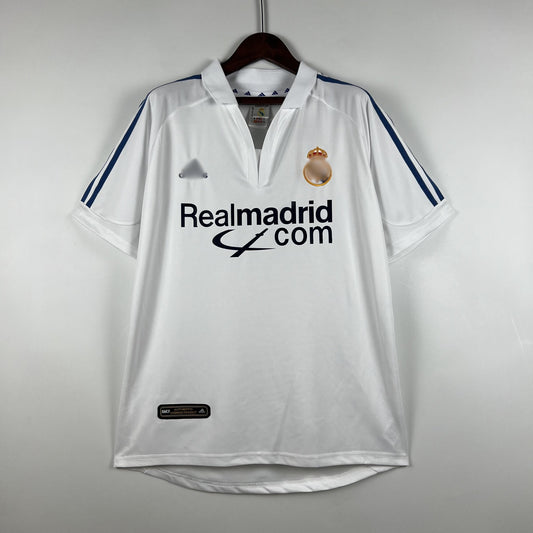 Camiseta Retro Real Madrid Local 01-02 delante