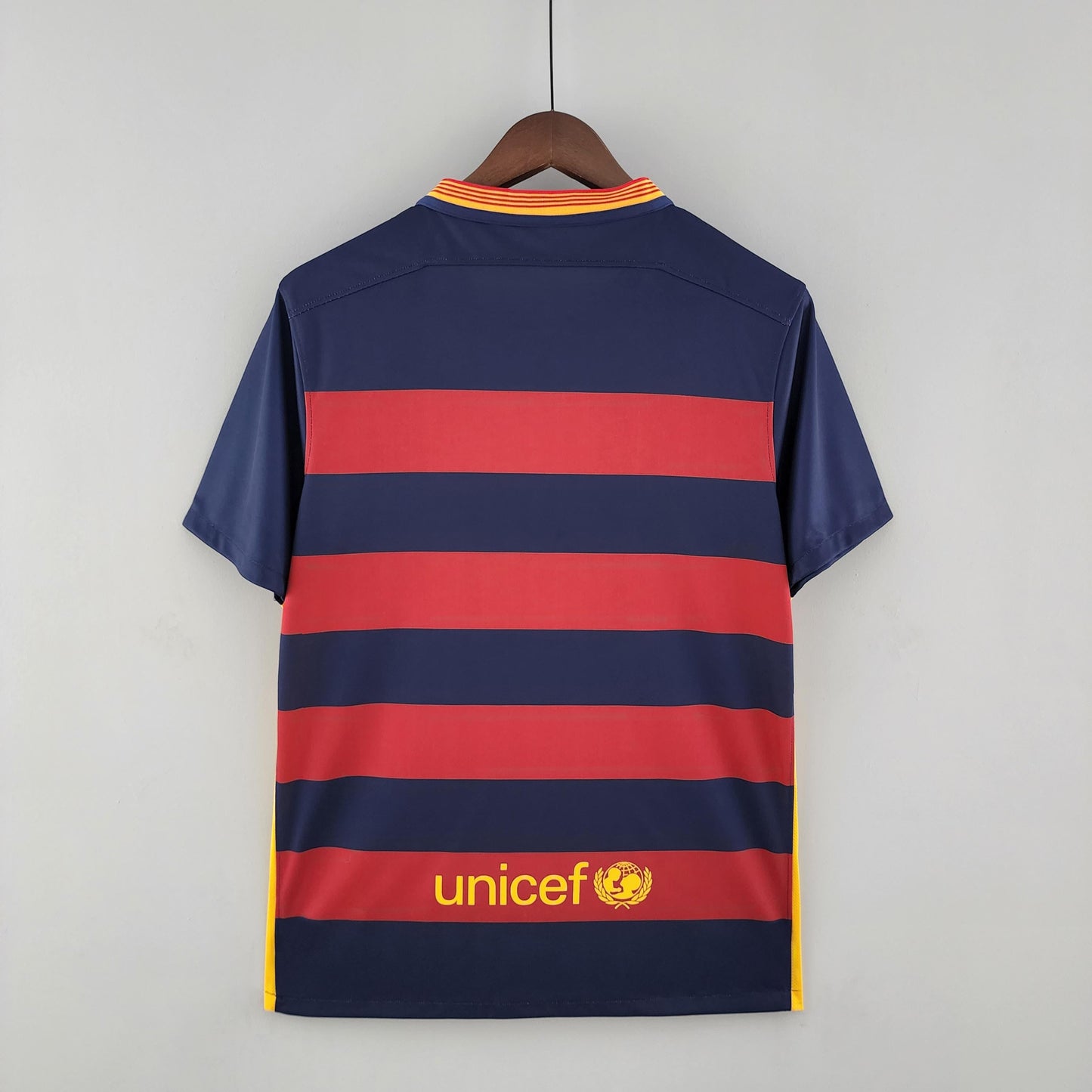 Camiseta Retro Barcelona Local 15-16 espalda