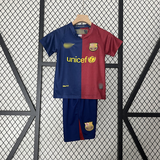 Kit Retro Niño Barcelona Local 08-09