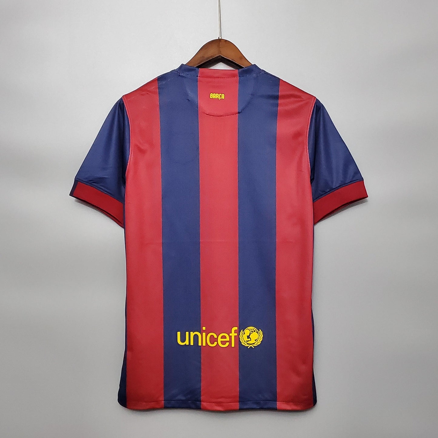 Camiseta Retro Barcelona Local 14-15 espalda