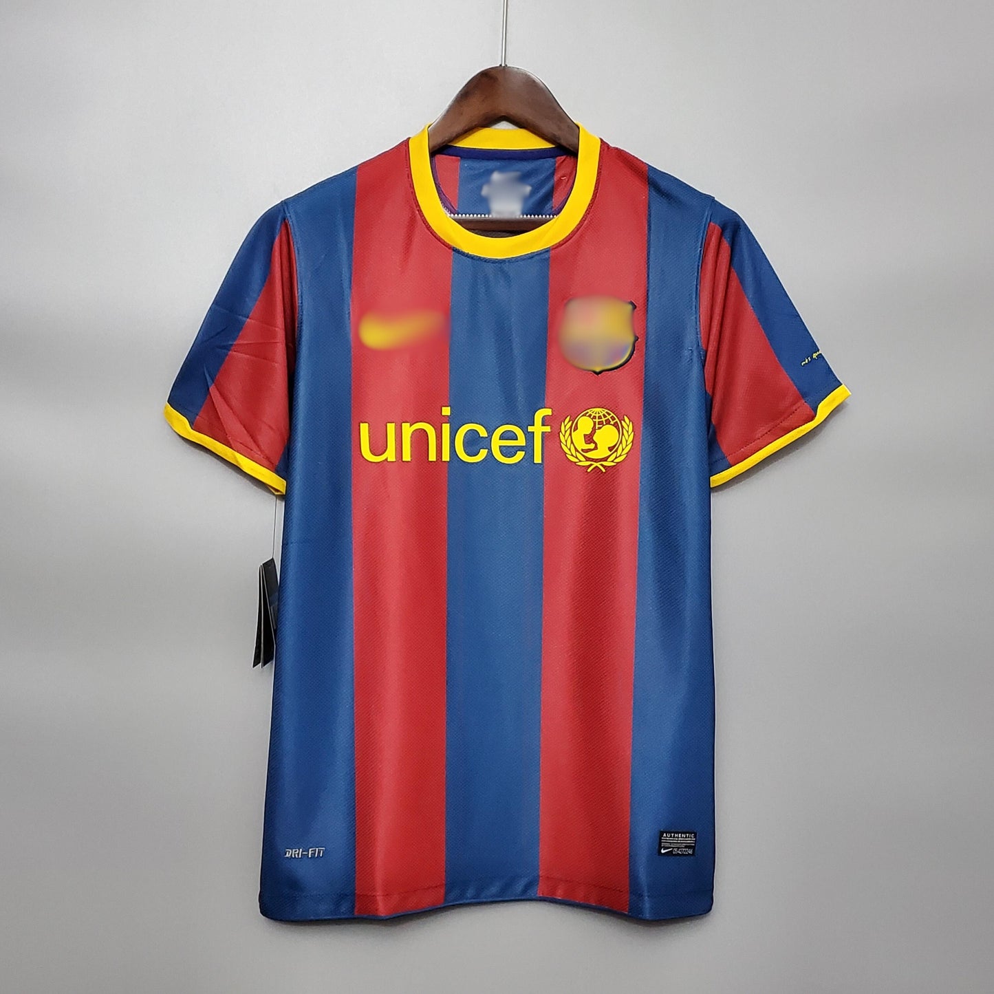 Camiseta Retro Barcelona Local 10-11 delante